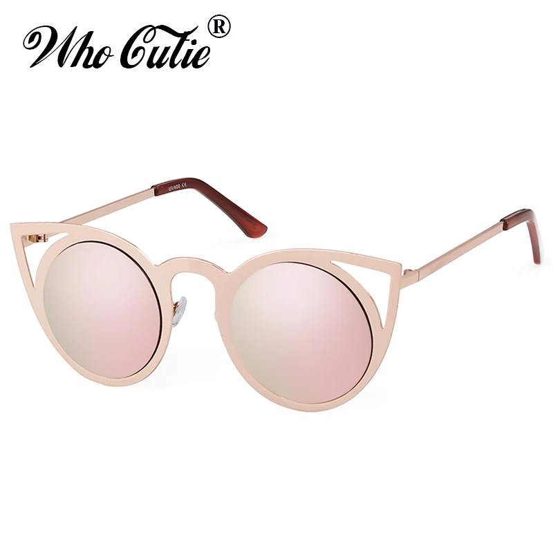 WHO CUTIE 2018 Round Cat Eye Sunglasses Women Brand Designer Retro Vintage Pink Mirror CATEYE Sun Glasses Female Shades OM669
WHO CUTIE 2018 Round Cat Eye Sunglasses Women Brand Designer Retro Vintage Pink Mirror CATEYE Sun Glasses Female Shades OM669