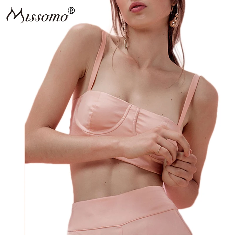 Missomo Women 2018 New Arrival Sexy Chic Square Neck Lingerie Cami Solid Wireless Frown Adjustable Strap Basic Bra Tank
Missomo Women 2018 New Arrival Sexy Chic Square Neck Lingerie Cami Solid Wireless Frown Adjustable Strap Basic Bra Tank