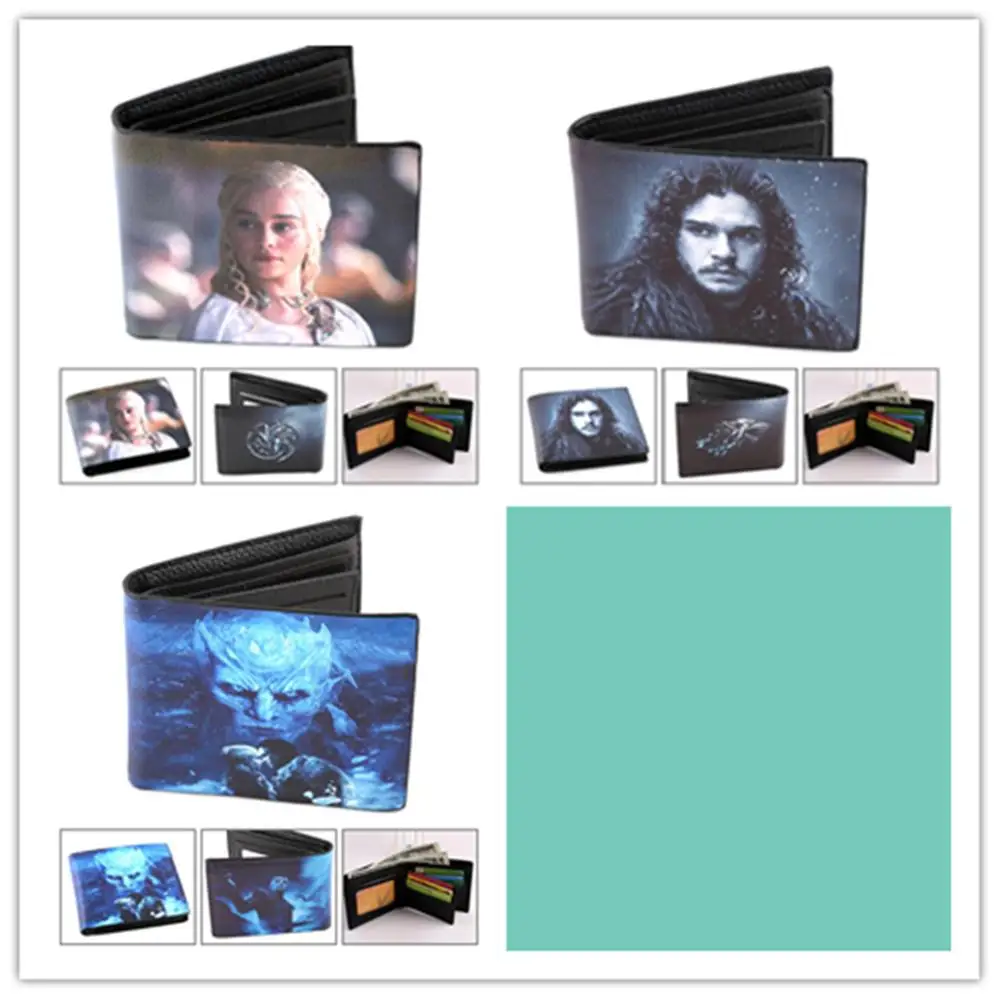 Game of thrones Logo Wallet two-fold short purse new credit card wallet unisex Color printing wallet
Game of thrones Logo Wallet two-fold short purse new credit card wallet unisex Color printing wallet
