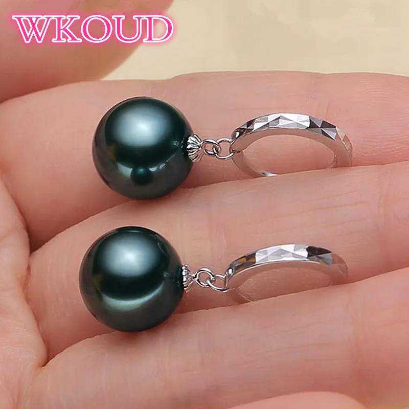 Genuine S925 Sterling silver 10-12mm Tahiti style Natural sea shells pearl Drop Earrings Fashion jewelry For women Free shipping
Genuine S925 Sterling silver 10-12mm Tahiti style Natural sea shells pearl Drop Earrings Fashion jewelry For women Free shipping