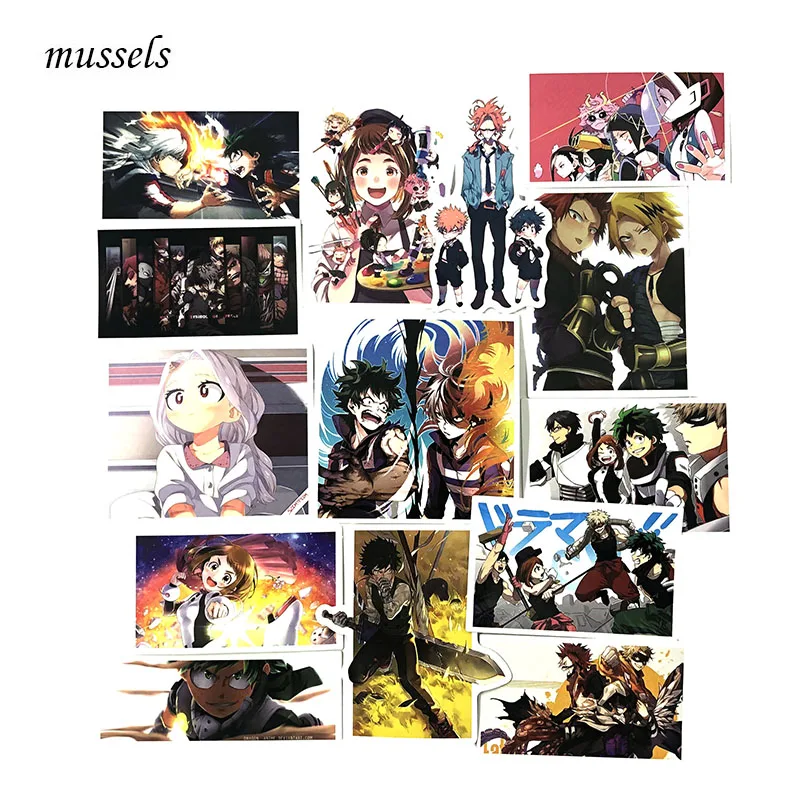 50Pcs/Set My Hero Academia Handsome Cool Graffti Stickers For Luggage Laptop Notebook Skateboard Car Phone Toy Decal Sticker
50Pcs/Set My Hero Academia Handsome Cool Graffti Stickers For Luggage Laptop Notebook Skateboard Car Phone Toy Decal Sticker