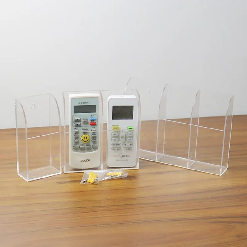 Acrylic Bolt Inserting Type Remote Holder Transparent Air Conditional Remote Storage Rack Wall-mounted Remote Organizer
Acrylic Bolt Inserting Type Remote Holder Transparent Air Conditional Remote Storage Rack Wall-mounted Remote Organizer