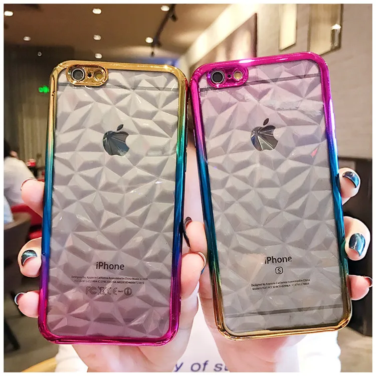 Gradient Clear Case For iphone 7 8 6 S 6S Plus X XR 10 XS Max Diamond Plating Silicone Phone For iphone 6SPlus 7Plus 8Plus Cover
Gradient Clear Case For iphone 7 8 6 S 6S Plus X XR 10 XS Max Diamond Plating Silicone Phone For iphone 6SPlus 7Plus 8Plus Cover