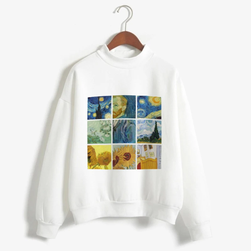 2018 Autumn Women Top Shirt Keep Warm Blousas Full Sleeve O-Neck Fashion Van Gogh Art Famous Painting Harajuku Print Sweater
2018 Autumn Women Top Shirt Keep Warm Blousas Full Sleeve O-Neck Fashion Van Gogh Art Famous Painting Harajuku Print Sweater