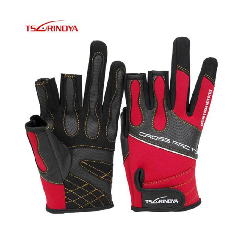 TSURINOYA R-A 3 Half-Finger Breathable Anti-Slip Fishing Lure Gloves Anti-slip an-slippery Wear-resistant Red Outdoor gloves
TSURINOYA R-A 3 Half-Finger Breathable Anti-Slip Fishing Lure Gloves Anti-slip an-slippery Wear-resistant Red Outdoor gloves