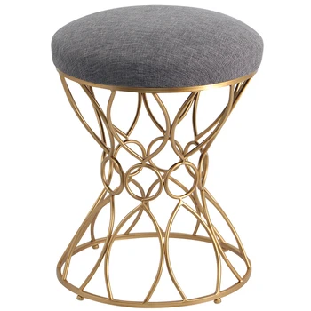 European Makeup Table Stool Fashion Fabric Makeup Stool Simple Creative Shoes Bench American Makeup Chair Wrought Iron Dressing 
European Makeup Table Stool Fashion Fabric Makeup Stool Simple Creative Shoes Bench American Makeup Chair Wrought Iron Dressing