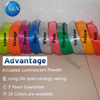 Top Quality 2.3mm EL/EL WIRE/el cable/flexible neon light/party light/ with 10 colors option
Top Quality 2.3mm EL/EL WIRE/el cable/flexible neon light/party light/ with 10 colors option