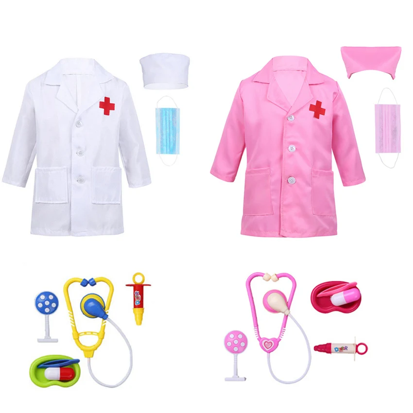 Stage Wear Halloween Children's Day Doctor Nurse Uniform Cosplay Costumes Student Kids Birthday Gift Role-play Fancy Clothes
Stage Wear Halloween Children's Day Doctor Nurse Uniform Cosplay Costumes Student Kids Birthday Gift Role-play Fancy Clothes