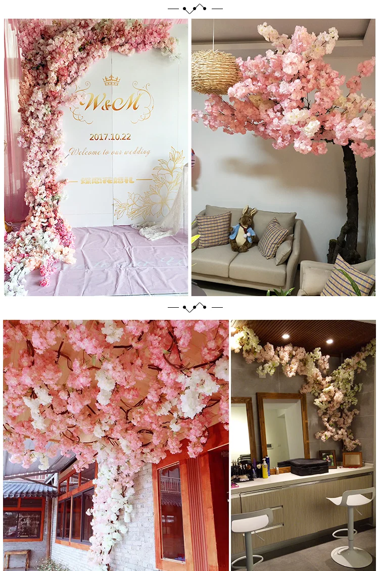 High Densities 4 6 fork Fake Cherry Blossom Flower Branch Begonia Sakura Tree Stem for Event Wedding Tree Deco Artificial Decora
High Densities 4 6 fork Fake Cherry Blossom Flower Branch Begonia Sakura Tree Stem for Event Wedding Tree Deco Artificial Decora