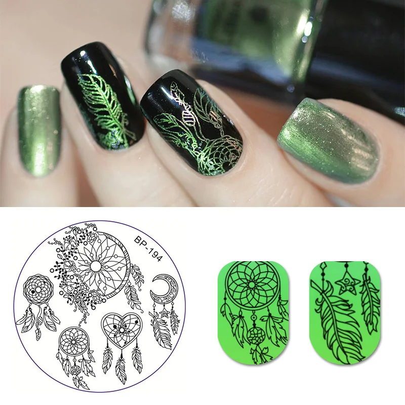 BORN PRETTY Round Nail Stamp Plate Dream Catcher Feather Heart Manicure Art Image Print Plate Stencil Nail Styling Tool BP-194
BORN PRETTY Round Nail Stamp Plate Dream Catcher Feather Heart Manicure Art Image Print Plate Stencil Nail Styling Tool BP-194