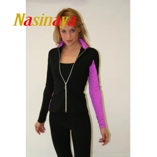 Costume Customized Ice Skating Figure Skating Tops Jacket Gymnastics Fleece Fabric Adult Child Girl Strips Training
Costume Customized Ice Skating Figure Skating Tops Jacket Gymnastics Fleece Fabric Adult Child Girl Strips Training