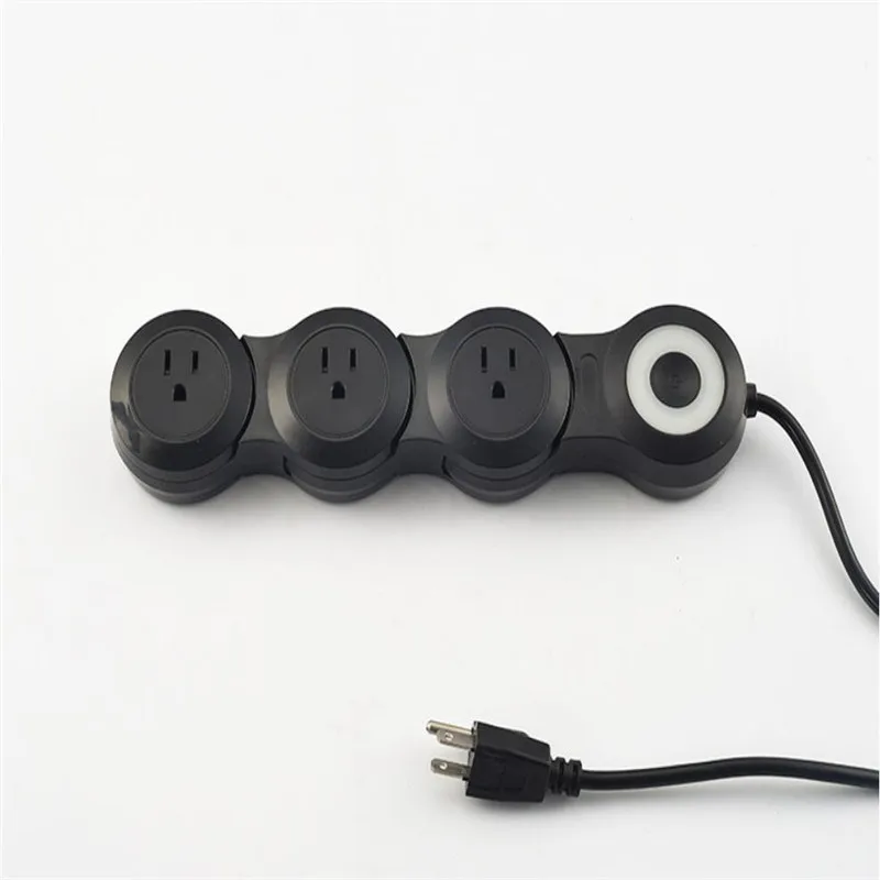 PLYMOTON Power Strip US Standard Plug Black Multiple Sockets USB Ports 2500W/10A Flexible Extension Socket Movable Plug
PLYMOTON Power Strip US Standard Plug Black Multiple Sockets USB Ports 2500W/10A Flexible Extension Socket Movable Plug