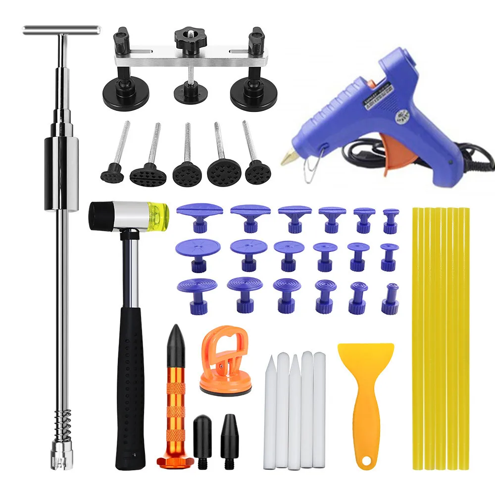 PDR Tools Paintless Dent Repair Kit Pulling Bridge Glue Gun & Sticks Combination Car Dent Removal Tool Set Household Hand Tools
PDR Tools Paintless Dent Repair Kit Pulling Bridge Glue Gun & Sticks Combination Car Dent Removal Tool Set Household Hand Tools
