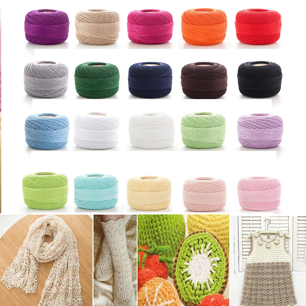 1Ball 50gCotton 0.8mm Lace Crochet Yarn By 1.5mm Crochet Hooks Hand-Knitted Baby Silk Thin Yarn For Knitting DIY Crafts Supplies
1Ball 50gCotton 0.8mm Lace Crochet Yarn By 1.5mm Crochet Hooks Hand-Knitted Baby Silk Thin Yarn For Knitting DIY Crafts Supplies