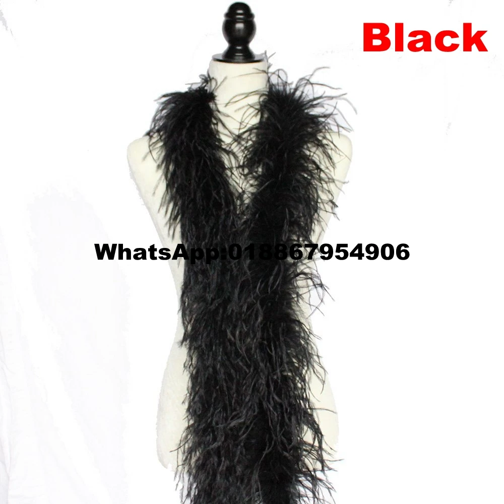 Wholesale 10meters/lot High Quality Dyed Black Ostrich Feather Boas and Scarfs 2ply thickness 22 colors
Wholesale 10meters/lot High Quality Dyed Black Ostrich Feather Boas and Scarfs 2ply thickness 22 colors