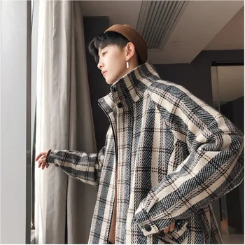 Autumn And Winter Men's New Fashion Personality Casual Temperament Cotton Polyester Long-sleeved Plaid Loose Lapel Jacket
Autumn And Winter Men's New Fashion Personality Casual Temperament Cotton Polyester Long-sleeved Plaid Loose Lapel Jacket