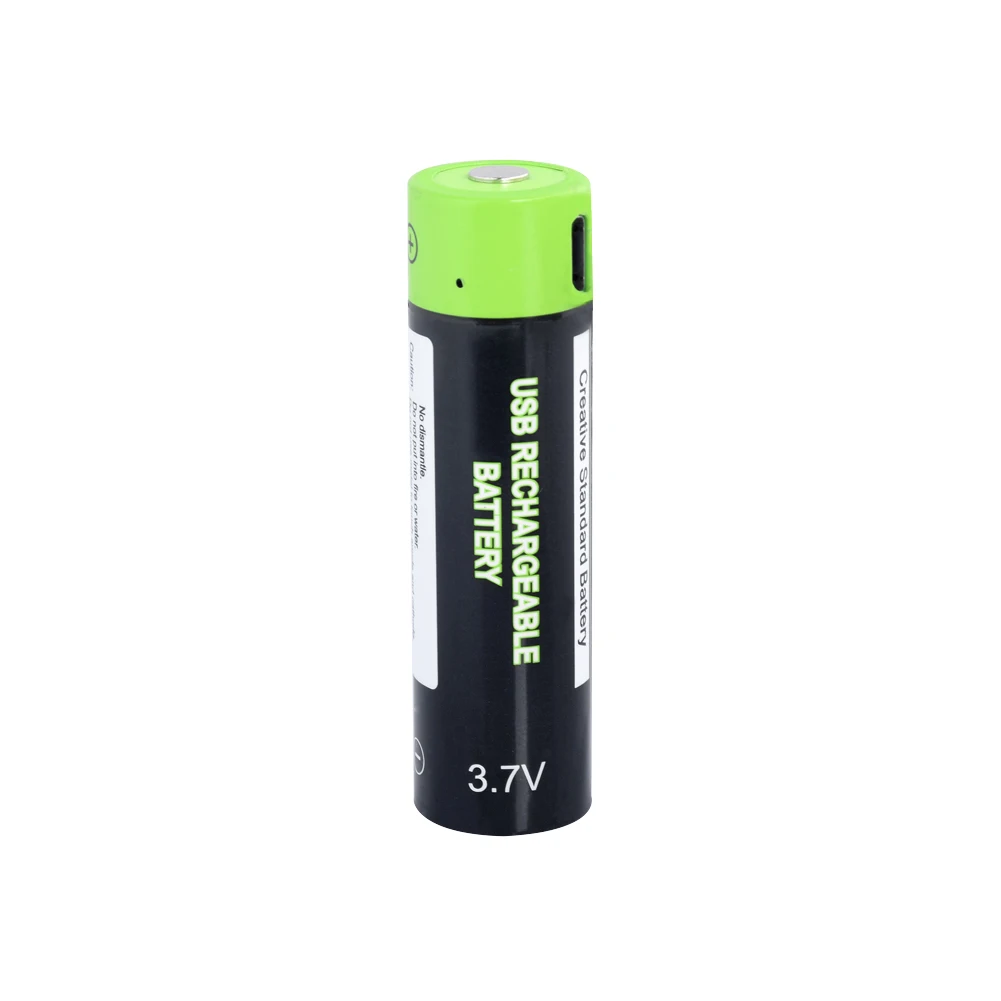 

1PC 3.7V Volt USB Charged 18650 Battery 1500mAh USB Charging 18650 Lithium Polymer Lipo Batteries For Torch Headlamps Cameras