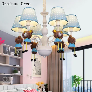 Cartoon Creative Bear Chandelier Boys Bedroom Children's Room Lamp Modern Simple LED Animal Chandelier free shipping
Cartoon Creative Bear Chandelier Boys Bedroom Children's Room Lamp Modern Simple LED Animal Chandelier free shipping