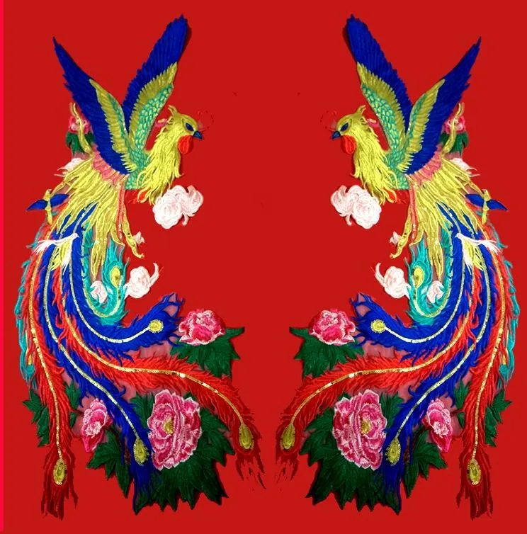 70*31cm Large Size Colorful Phoenix Patch Clothing Patches Embroidery Dragon Peacock Patch for Fashion Clothes Decoration DIY
70*31cm Large Size Colorful Phoenix Patch Clothing Patches Embroidery Dragon Peacock Patch for Fashion Clothes Decoration DIY