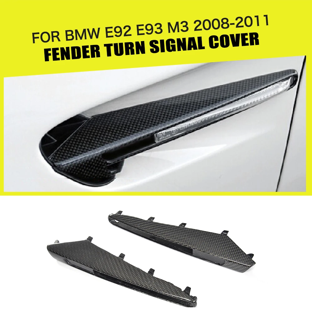 Carbon Fiber Fender Turn Signal Cover Trim Decoration for BMW 3 Series E90 E92 M3 Coupe 2 Door 2008 - 2011
Carbon Fiber Fender Turn Signal Cover Trim Decoration for BMW 3 Series E90 E92 M3 Coupe 2 Door 2008 - 2011