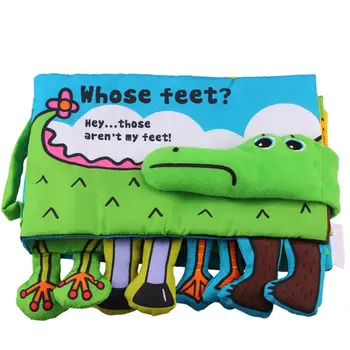 Baby Crocodile Cloth Books Squeak Crinkle Feet Book Puzzle Toys as Gifts for Boy & Girl
Baby Crocodile Cloth Books Squeak Crinkle Feet Book Puzzle Toys as Gifts for Boy & Girl