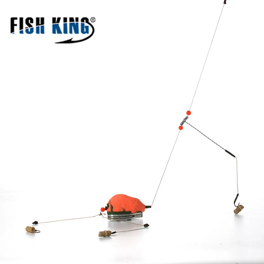 FISH KING 30 80g фидер держатель рыболовный аксессуар с свинцовой приманкой клетка