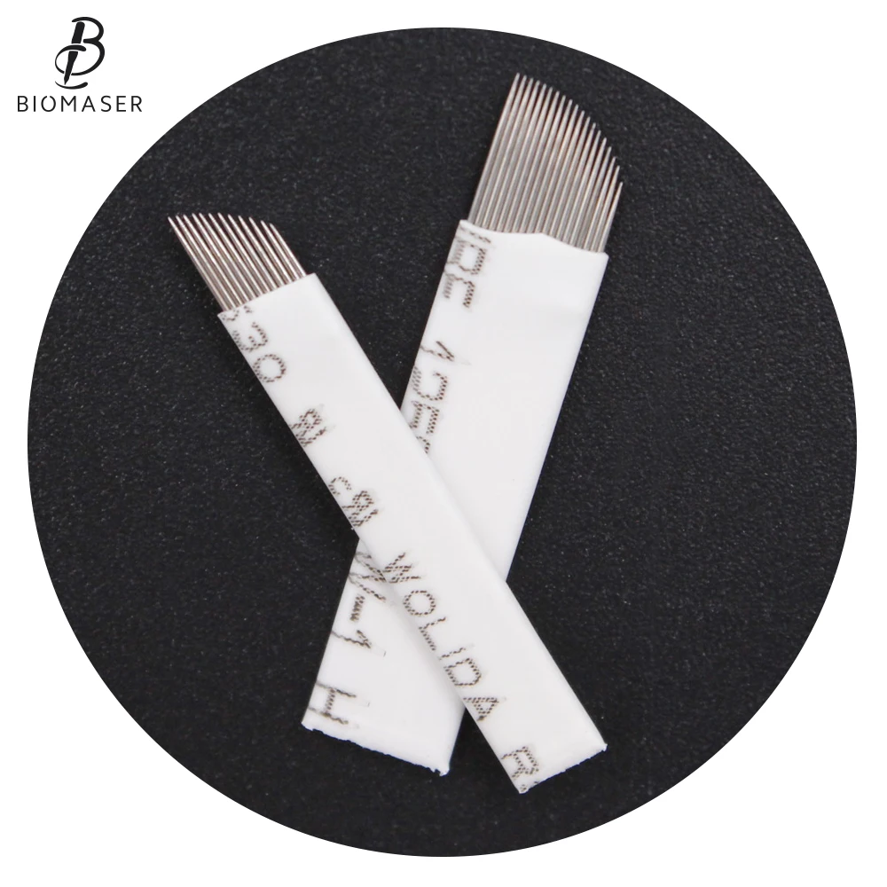 Mix 9CF/12CF/14CF/14U/18U Needles Permanent Makeup Eyebrow Tattoo Blade Microblading Needles For 3D Embroidery Manual Tattoo Pen
Mix 9CF/12CF/14CF/14U/18U Needles Permanent Makeup Eyebrow Tattoo Blade Microblading Needles For 3D Embroidery Manual Tattoo Pen