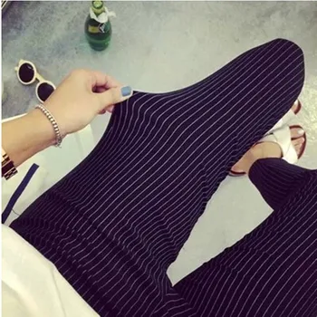 New 2017 Summer Casual Women Pencil Pants Elastic Slim Harem Capris Black White Stripe Leggings Trousers Plus Size Women Pants
New 2017 Summer Casual Women Pencil Pants Elastic Slim Harem Capris Black White Stripe Leggings Trousers Plus Size Women Pants