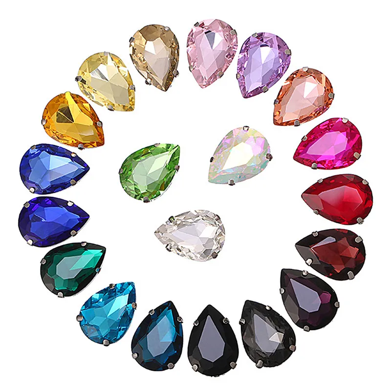 50pcs 10*14mm Hot Drop Water Art Decoration Rhinestones 3d Glitter Charm Nail Gem Stones Wheel DIY Sew On Claw Accessories
50pcs 10*14mm Hot Drop Water Art Decoration Rhinestones 3d Glitter Charm Nail Gem Stones Wheel DIY Sew On Claw Accessories