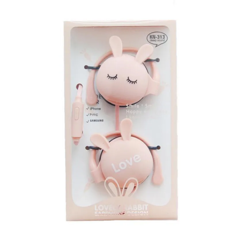 Cute Rabbit Headphones Stereo Ear Hook Sport Wired Earphones Headset With Microphone Earbud For Xiaomi MP3 Daughter Gift
Cute Rabbit Headphones Stereo Ear Hook Sport Wired Earphones Headset With Microphone Earbud For Xiaomi MP3 Daughter Gift
