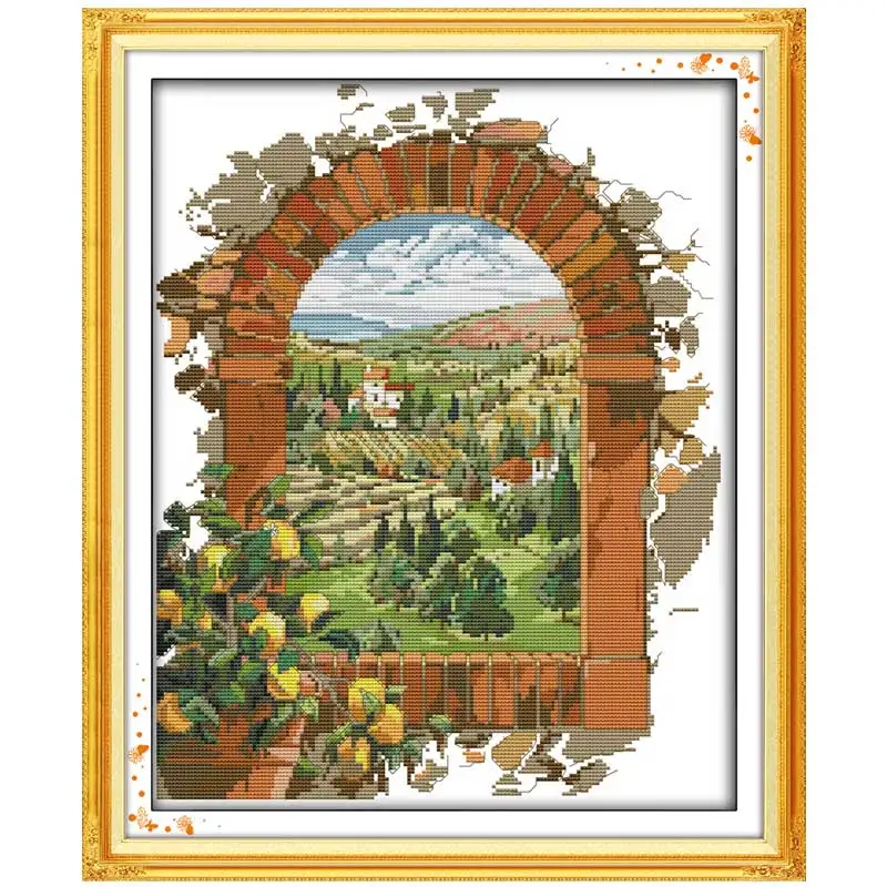 The Door of the winery Patterns Counted Cross Stitch 11CT 14CT Cross Stitch Set Wholesale Cross-stitch Kit Embroidery Needlework
The Door of the winery Patterns Counted Cross Stitch 11CT 14CT Cross Stitch Set Wholesale Cross-stitch Kit Embroidery Needlework