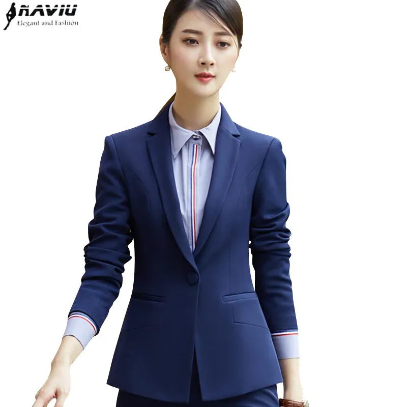 Naviu Fashion blazer femme outerwear slim formal plus size tops long sleeve jacket office ladies work wear
Naviu Fashion blazer femme outerwear slim formal plus size tops long sleeve jacket office ladies work wear