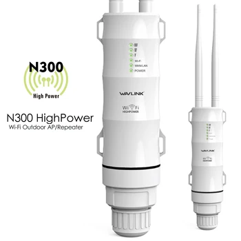 Wavlink 2.4G High Power 300Mbps Outdoor Weatherproof 30dbm Wireless Wifi Router/AP Repeater 15KV Outer Detachable Antenna
Wavlink 2.4G High Power 300Mbps Outdoor Weatherproof 30dbm Wireless Wifi Router/AP Repeater 15KV Outer Detachable Antenna