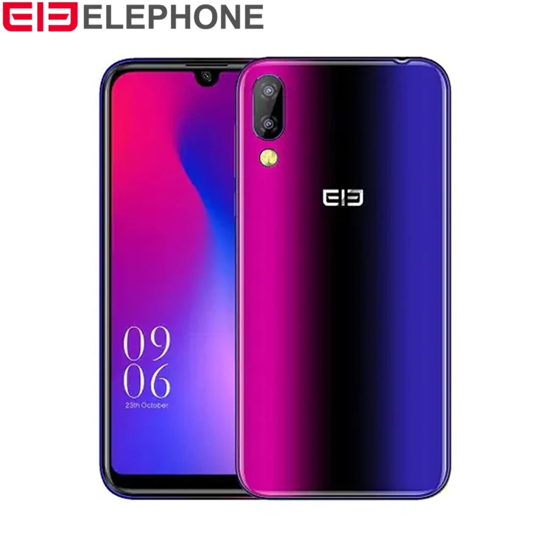 

Elephone A6 Mini 5.71'' waterdrop Screen Mobile Phone Android 9.0 MT6761 Quad Core HD+ 4GB 32GB/64GB 16MP 4G LTE Smartphone