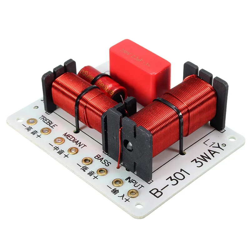 New Multi Speaker 3 Unit Audio Frequency Divider 3 Way Crossover Filters 150W Acoustic Components
New Multi Speaker 3 Unit Audio Frequency Divider 3 Way Crossover Filters 150W Acoustic Components
