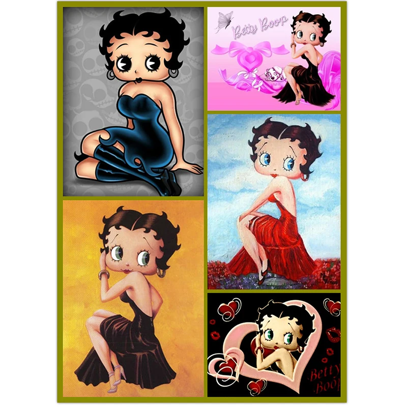 5D DIY Diamond Painting Betty Boop Diamond Mosaic Cartoon Picture Cross Stitch Full Rhinestone Embroidery Needlework Kits Gift
5D DIY Diamond Painting Betty Boop Diamond Mosaic Cartoon Picture Cross Stitch Full Rhinestone Embroidery Needlework Kits Gift