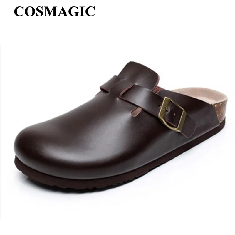 COSMAGIC 2019 New Summer Women Beach Cork Slippers Casual Buckle PU Leather Closed Toe Clogs Slides Slip on Shoe Flat With
COSMAGIC 2019 New Summer Women Beach Cork Slippers Casual Buckle PU Leather Closed Toe Clogs Slides Slip on Shoe Flat With