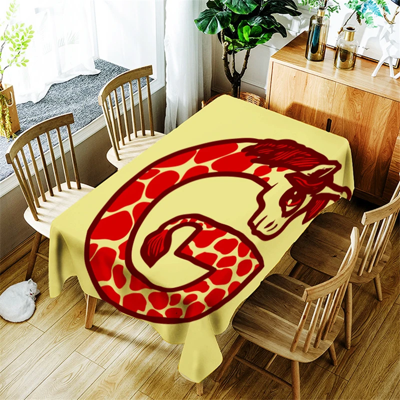 Cartoon Giraffe Tablecloth Creative Animal Pattern for Children Polyester Comfortable Waterproof Table Cloth Cover for Home
Cartoon Giraffe Tablecloth Creative Animal Pattern for Children Polyester Comfortable Waterproof Table Cloth Cover for Home