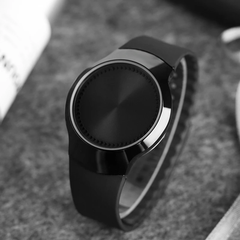 Top Luxury Blue LED Luminous Touch Screen Watch Men Smart Electronics Digital Rubber Band One Piece TFBoys Clocks Gifts Ulzzang 201 (17)