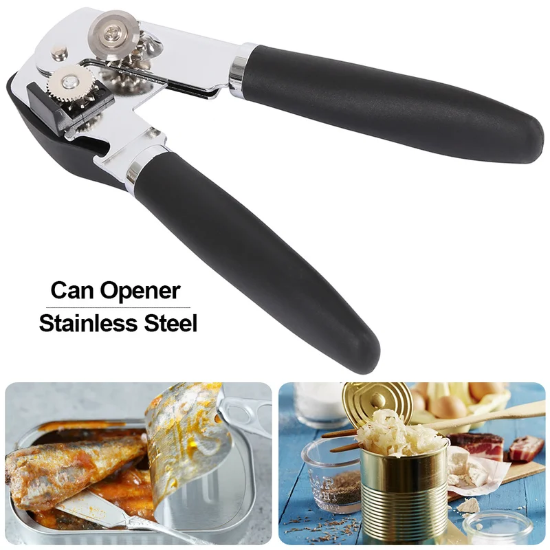 Multi Function Can Opener Bottle Safe Stainless Steel Kitchen Accessories Gadget Tool Hand-actuated Manual Lid Side Cut Fold
Multi Function Can Opener Bottle Safe Stainless Steel Kitchen Accessories Gadget Tool Hand-actuated Manual Lid Side Cut Fold