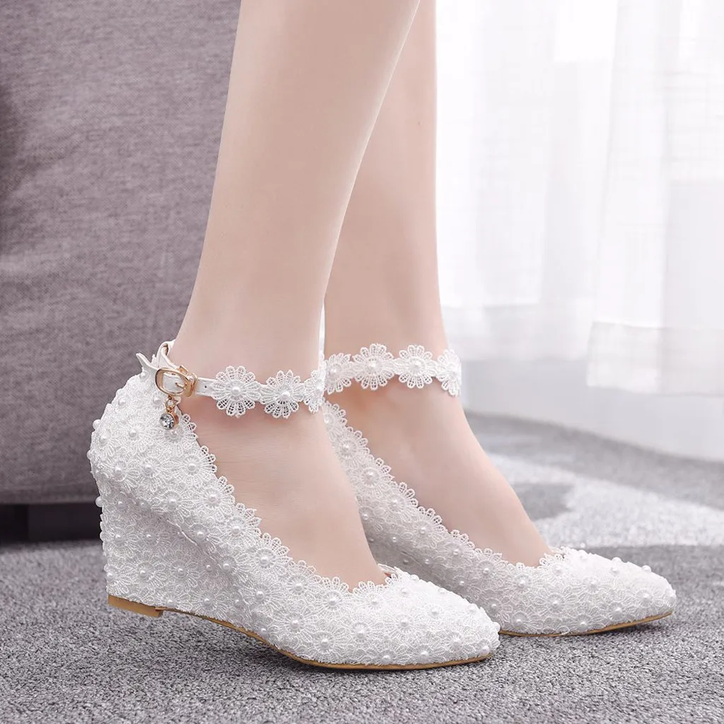 Women's Sandals Shoes Crystal Wedding Pointed Toe High Heel Wedges Shoes Luxury White Wedges Sandals Women Summer Party Shoes
Women's Sandals Shoes Crystal Wedding Pointed Toe High Heel Wedges Shoes Luxury White Wedges Sandals Women Summer Party Shoes