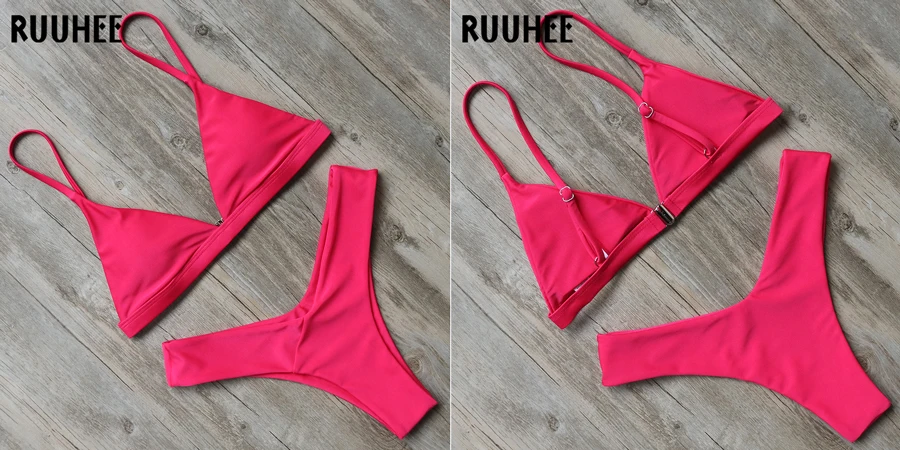 RUUHEE Brazilian Bikini Swimwear Women Swimsuit 2019 Micro Bikini Set Push Up Bathing Suit Beach Wear Maillot De Bain Femme 15