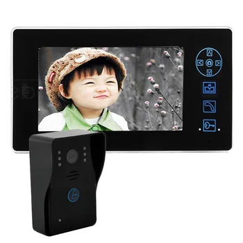 Wireless 7'' Video Intercom Door Phone Doorbell System 2.4GHz IR Camera For Villa 1 Outdoor camera 1 Indoor monitor
Wireless 7'' Video Intercom Door Phone Doorbell System 2.4GHz IR Camera For Villa 1 Outdoor camera 1 Indoor monitor