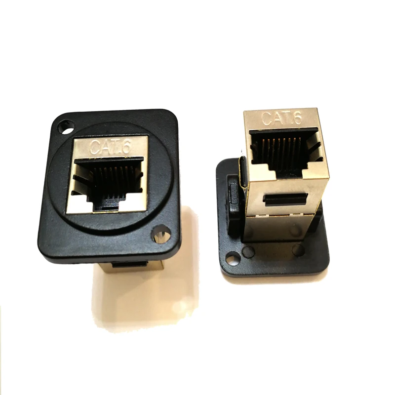 5Pcs/Lot D-Type RJ45 Cat6 network plug Chassis Panel Mount Connector Audio connector
5Pcs/Lot D-Type RJ45 Cat6 network plug Chassis Panel Mount Connector Audio connector