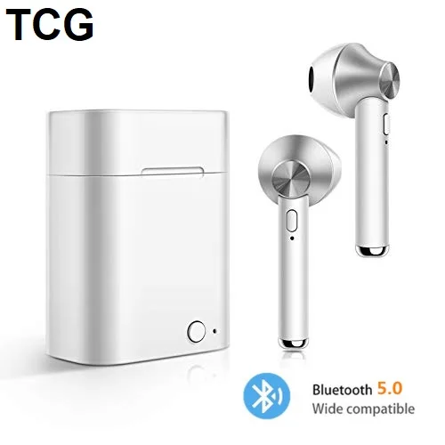 TCG 5 0 беспроводные Bluetooth наушники TWS в ухо гарнитура стерео бизнес с микрофоном и