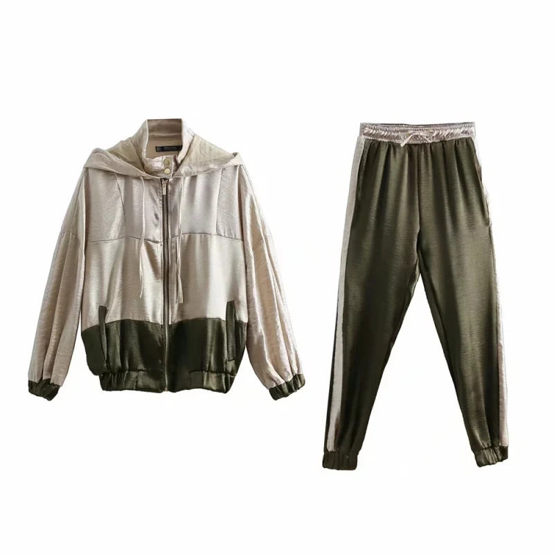 2019 Women Two Piece Set Spring Joggers Hoodies Jacket Sets Chic Ladies Striped Adjustable Waist Pants Sportswear ensemble femme
2019 Women Two Piece Set Spring Joggers Hoodies Jacket Sets Chic Ladies Striped Adjustable Waist Pants Sportswear ensemble femme
