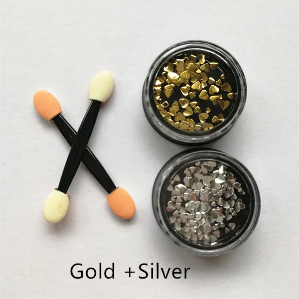 GOLD+SILVER Hear Nail Art Stud Really Small Perfect nailart Decorations Love-ly Designs Valentine's D Lovely Alloy Kit
GOLD+SILVER Hear Nail Art Stud Really Small Perfect nailart Decorations Love-ly Designs Valentine's D Lovely Alloy Kit