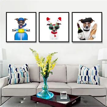 3 piece Canvas Painting for Living Room Cute Modern Dog Home Decoration Art Wall Pictures
3 piece Canvas Painting for Living Room Cute Modern Dog Home Decoration Art Wall Pictures
