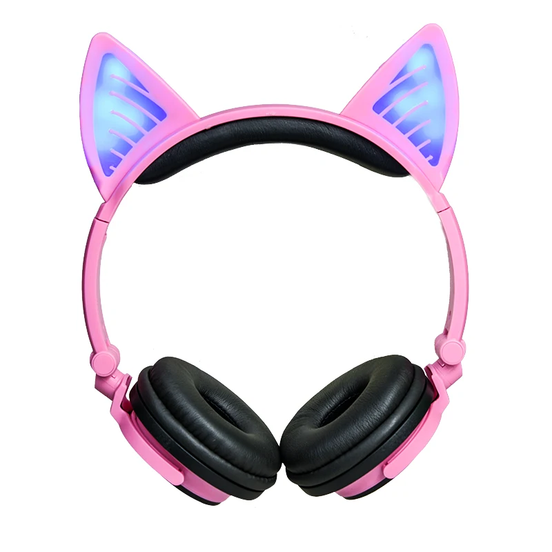 Cute Cat Ear Headphones Bluetooth 4.2 Foldable LED Flashing Glowing Headset Over Ear Headphones Wireless For Girl Kids
Cute Cat Ear Headphones Bluetooth 4.2 Foldable LED Flashing Glowing Headset Over Ear Headphones Wireless For Girl Kids