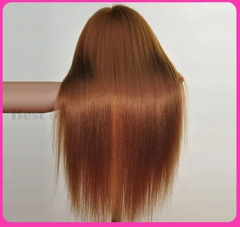 Free Shipping!! Hairdressers Head High Temperature Fiber Hair With Human Hair Training Head Hair Styling For Sale
Free Shipping!! Hairdressers Head High Temperature Fiber Hair With Human Hair Training Head Hair Styling For Sale